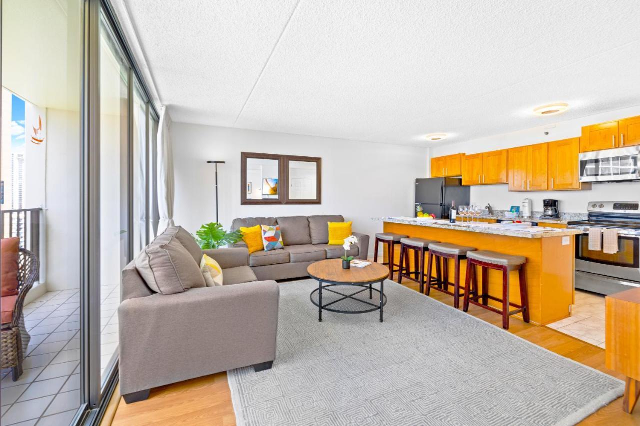 Stunning Ocean View 1Br Condo - Free Parking! Honolulu Exteriör bild