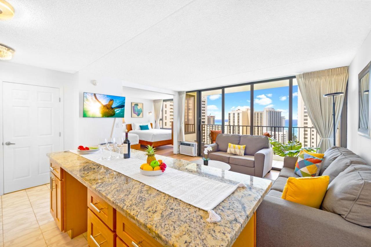 Stunning Ocean View 1Br Condo - Free Parking! Honolulu Exteriör bild